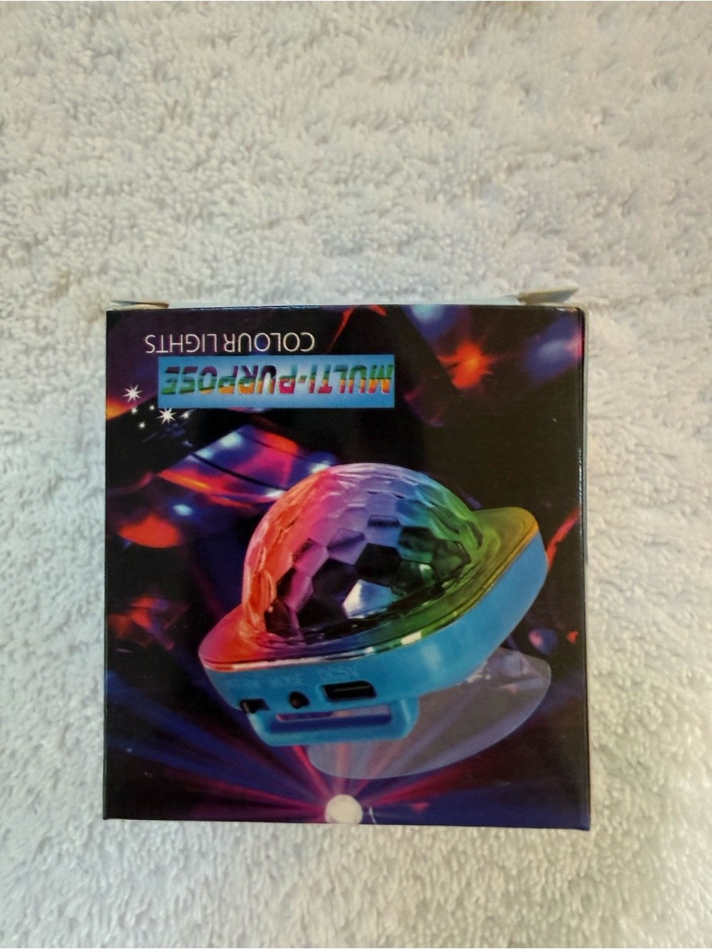 Colour Lights LED Party Wristband - Rainbow Stripe - Picture 2 of 10